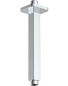 AqvaZone AqvaShower ceiling connection 035515550 200 mm, 1/2 inch male thread x 1/2 inch male thread, square, chrome