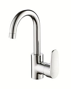 Robinet de lavabo AqvaZone AqvaBasic I 002757150 chromé, levier latéral, avec bonde.