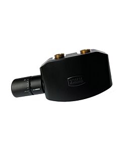Bemm M-valve ZMTVDK15 straight-through, DN 15 x 50 mm, black velvet matte, with thermostat Testa
