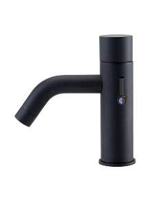 Benkiser Metrix Fashion Infrared Washbasin Faucet 1996063F02 with Mixer, Mains Operated, Touchless, Black