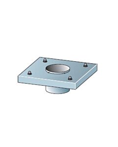 Bertrams Camino-fix stainless steel cover 02AE22 inside dimension 220/220 mm