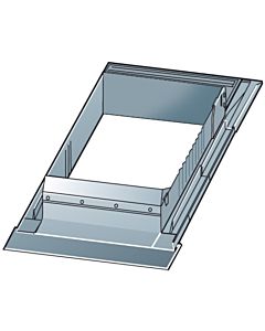 Bertrams Camino-fix contour de cheminée 02KEV zinc titane, réglable