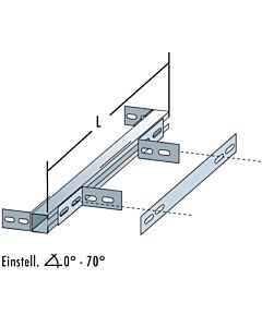 Support de chevron Bertrams Camino-fix 02SH universel pour tous les diamètres