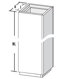 Arbre léger Bertrams Camino-fix 02SL600-14 dimensions en général. 140/140-220/220 mm, longueur nominale 600 mm