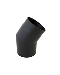 Arc Bertrams 05SB22-150 22°, Ø 150 x 2 mm, en 2 parties, fixe, sans porte, noir