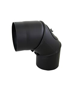 Bertrams Bogen 05SBV130 Ø 130 x 2 mm, rotatable, with door, black