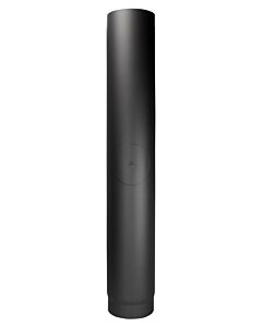 Bertrams Abgasrohr 07RL1000-150T 1000 mm, Ø 150 x 2 mm, zylindrisch, mit Tür, gussgrau