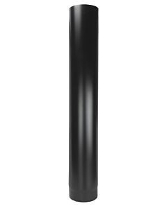 Bertrams ST-Pu smoke pipe 08RL1000-250L 1000 mm, Ø 250 mm, powder-coated, black