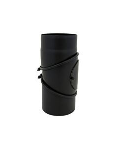 Bertrams ST-Pu segment bow 08SBV-RV-150L Ø 150 mm, 3-part, freely adjustable 1930 -90°, powder-coated, black