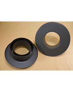 Bertrams Pelletino Rosette 10ROES80-130G 80 large/130, gris moulé, avec rallonge