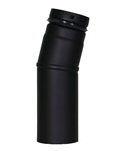 Bertrams Pelletino coude 10SB15-100G 15°, sans ouverture de nettoyage, 100 x 1930 mm, gris moulé