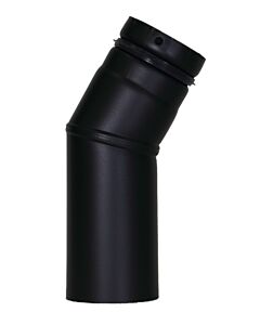 Bertrams Pelletino Bogen 10SB30-80M 30°, ohne Reinigungsöffnung, 80 x 0,6 mm, mattschwarz
