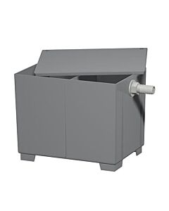 Bertrams neutralization box 16BOX with granules and integrated siphon