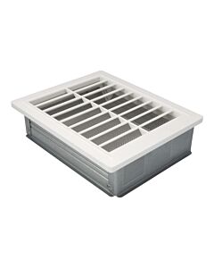 Bertrams ventilation grille 16LG1 150 x 200 mm, with Rahmen