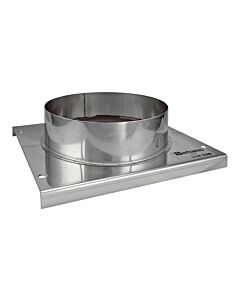 Bertrams Ewr-d anchoring plate 21VP-D250 Ø 250 x 2000 mm, condensate tray with 3/4&quot; drain