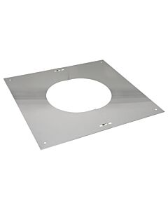 Bertrams Dw cover plate 22BL30VA160 for sloping roof, 1930 -30°, Ø 160 mm