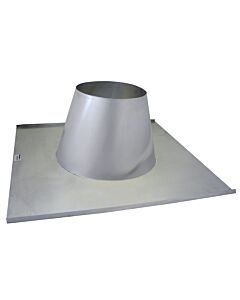 Bertrams Dw roof sealing flange 22DE15VA200VA-O 1930 -15 degrees, without rain collar, Ø 200 mm