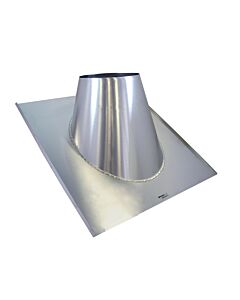 Bertrams Dw roof sealing flange 22DE30VA100VA-O 15-30 degrees, without rain collar, Ø 100 mm