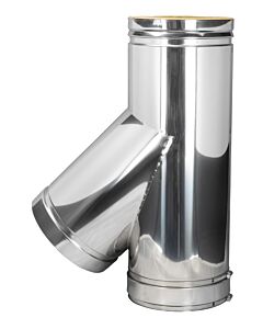 Bertrams chimney connection piece 22SA45-FU130 45° - FU, Ø 130 mm