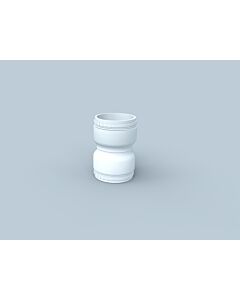 Bertrams Polyline EW connection piece 40AFF60 DN 60, flexible pipe to flexible pipe