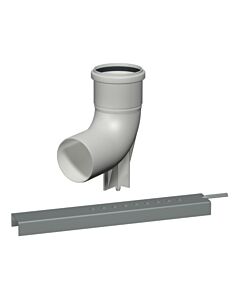 Bertrams Polyline EW kit de fixation 40BS60 arc de support avec rail de support, DN 60