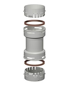 Bertrams Polyline EW flexible coupling 40FK80 DN 80 , for connecting flexible pipes