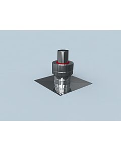 Raccord de DN 80 Polyline EW DN 80 , avec ventilation, acier inoxydable
