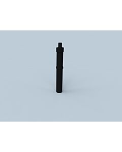 Fixation de toit Bertrams Polyline LAS 41DAK1000-60S DN 60/100, noir, 1000 mm au-dessus du toit