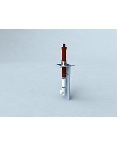 Bertrams Polyline LAS pack de base centrale de chauffage de toit 41KPDHZF80T toit plat 1930 -15degrés, DN 80 /125, terre cuite