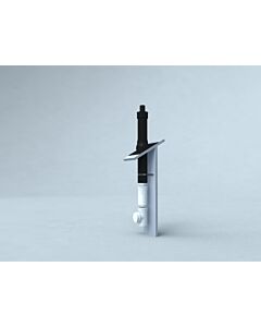 Bertrams Polyline LAS basic package roof heating unit 41KPDHZ60S pitched roof 25-45 °, DN 60/100, black