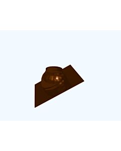 Bertrams Polyline LAS universal roof tile 41PF80B DN 80 /125, brown, 15-45°, plastic