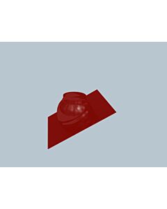 Bertrams Polyline LAS universal roof tile 41PF80R DN 80 /125, red, 15-45°, plastic