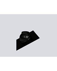 Bertrams Polyline LAS Universaldachpfanne 41PF80S DN 80/125, anthrazit/schwarz, 15-45°, Kunststoff