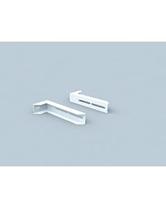 Bertrams Polyline LAS extension bracket 41WH250 wall distance 100-250 mm, for DN 80 /125, white