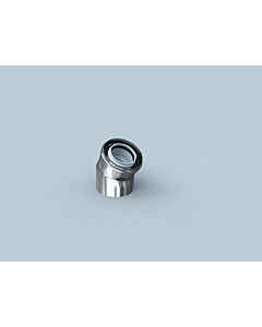 Bertrams Polyline LAS bend 42BG45-A60 angle 45°, DN 60/100, outside, stainless steel