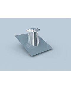 Bertrams Polyline LAS Dacheindichtungsflansch 42DE30VA110 für Dachschrägen von 15-30°, DN 110/160, Edelstahl