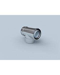 Bertrams Polyline LAS inspection bend 42RB87-110 DN 110/160, 87°, inside, stainless steel