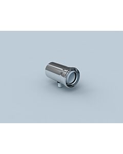 Bertrams Polyline LAS Rohr 42RLE80 DN 80/125, mit Entwässerung, innen, Edelstahl