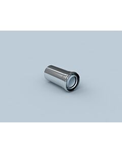 Tuyau Bertrams Polyline LAS 42RL500-60 500 mm, DN 60/100, intérieur, acier inoxydable