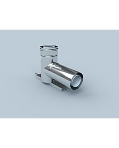 Arc de support Bertrams Polyline LAS 42STB87-80 DN 80 /125, pour installation sur arbre, acier inoxydable