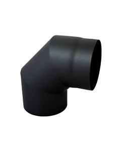 Bertrams Bogen 05SB90-160 90°, 3-tlg., Ø 160 x 2 mm, feststehend, ohne Tür, schwarz