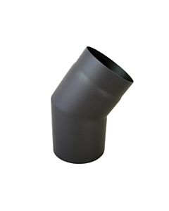 Bertrams Bogen 07SB22-150 22°, Ø 150 x 2 mm, 2-part, fixed, without door, cast grey