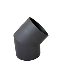 Bertrams bend 07SB45-180 45°, 2-part, Ø 180 x 2 mm, fixed, without door, cast grey