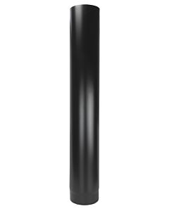Bertrams ST-Pu smoke pipe 08RL1000-150L 1000 mm, Ø 150 mm, powder-coated, black