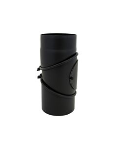 Bertrams ST-Pu Segmentbogen 08SBV-RV-250L Ø 250 mm, 3-tlg, frei verstellbar 0-90°, pulverbeschichtet, schwarz