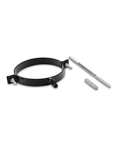 Bertrams Pelletino Rohrschelle 10RS100S 100 x 0,6 mm, schwarz, mit Stockschraube