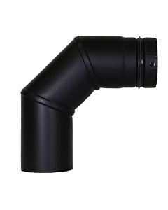 Bertrams Pelletino bend 10SBO90-80S 90°, without cleaning opening, 80 x 1930 ,6 mm, black