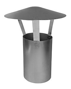 Bertrams Fal rain hat 13RH200 Ø 200 x 1930 ,8 mm, with pipe socket