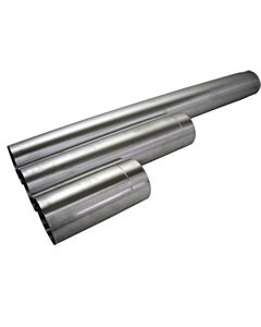 Bertrams Alu Abgasrohr 14RL150-80 150 mm, Ø 80 mm x 0,7 mm