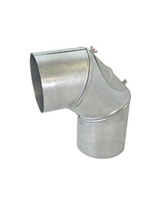 Bertrams Alu Segmentbogen 14SB45-250KV 45°, Ø 250 x 1,5 mm, feststehend, mit Kontrollverschluss